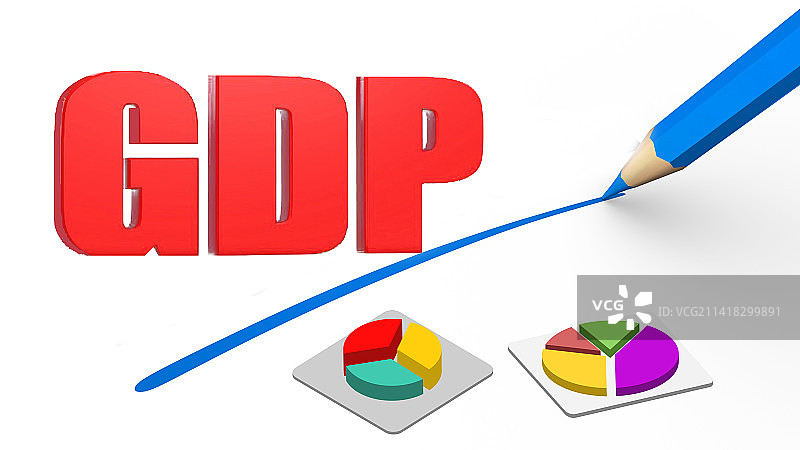 创意配图：GDP 国内生产总值图片素材