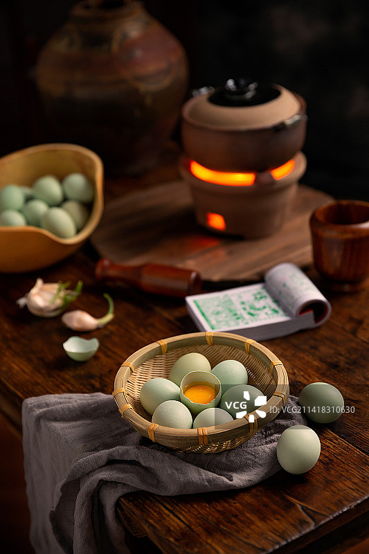 传统节日美食鸡蛋场景图片素材