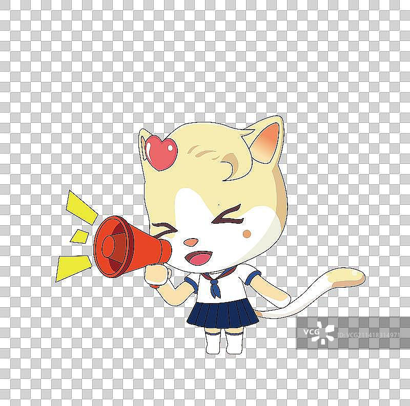 帮忙的小喵图片素材