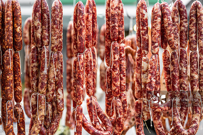 年货 武汉 腊鱼腊肉 过年 灌肠图片素材