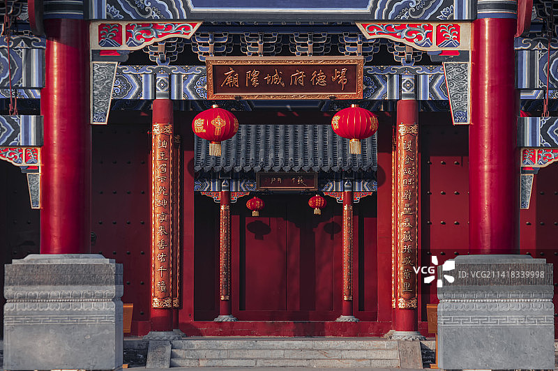 商丘古城城隍庙图片素材