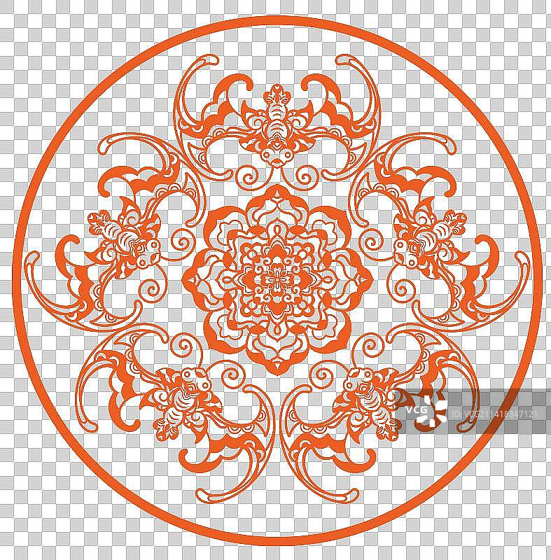 中国风传统吉祥纹样图图片素材