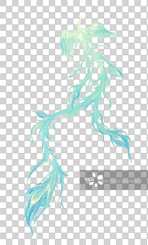 国风古风凤凰飞鸟羽毛免抠元素图片素材