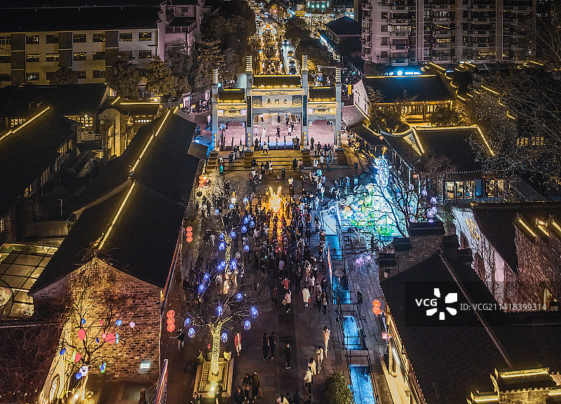 热闹的老门东图片素材