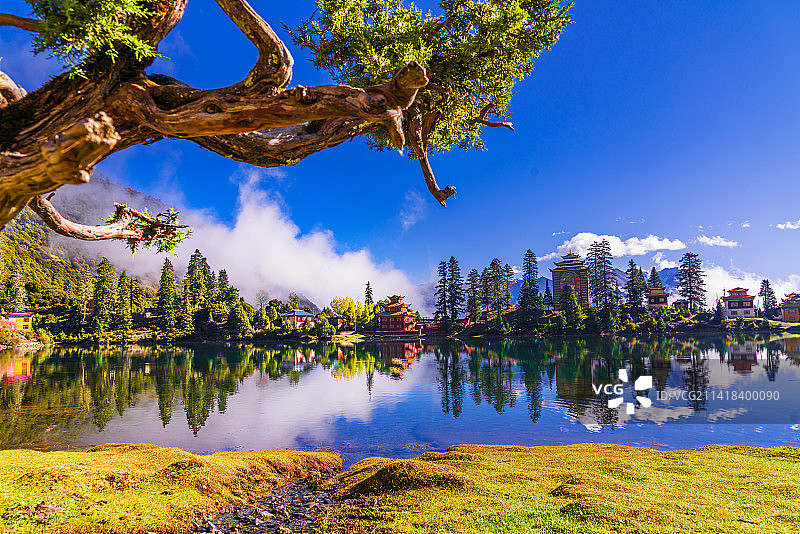 措卡湖图片素材