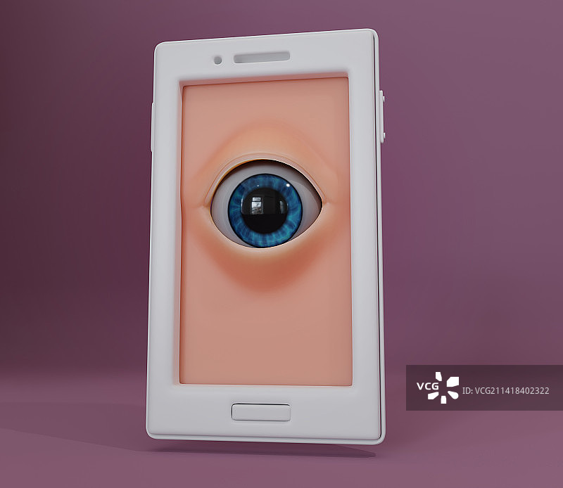 手机眼睛图片素材