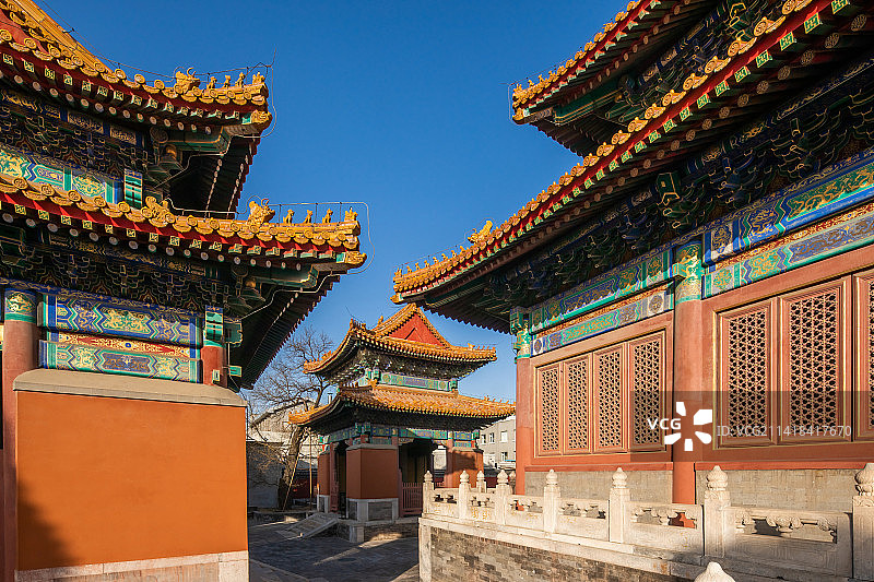 北京历代帝王庙图片素材