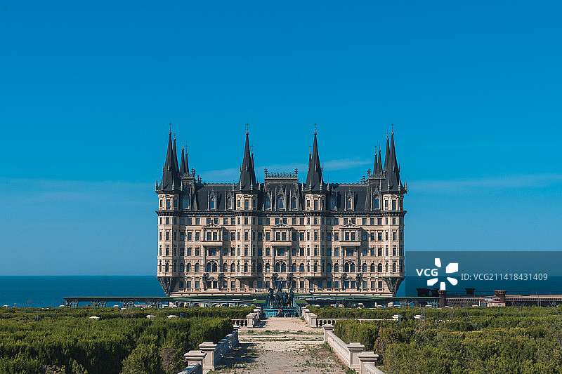 海边城堡图片素材