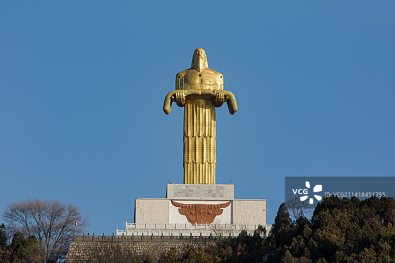 长治市老顶山风景名胜区炎帝像图片素材