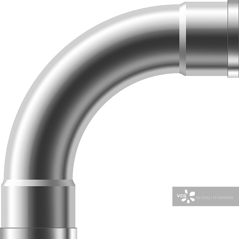 光滑的管道弯头组合图片素材