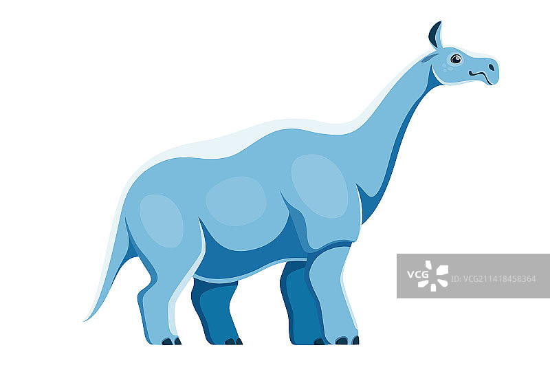 巨犀灭绝哺乳动物卡通形象图片素材