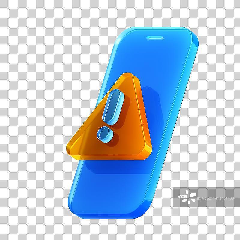 3D渲染的蓝色商务图标图片素材