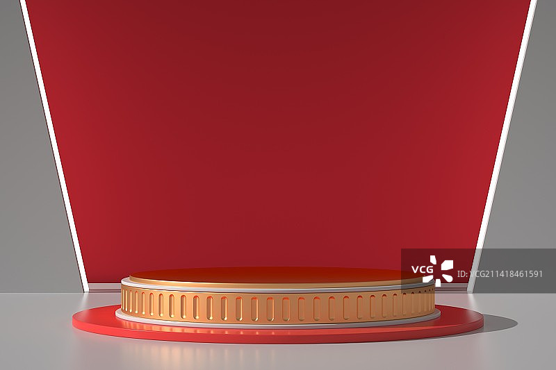 C4D制作的虚拟电商产品展示平台图片素材