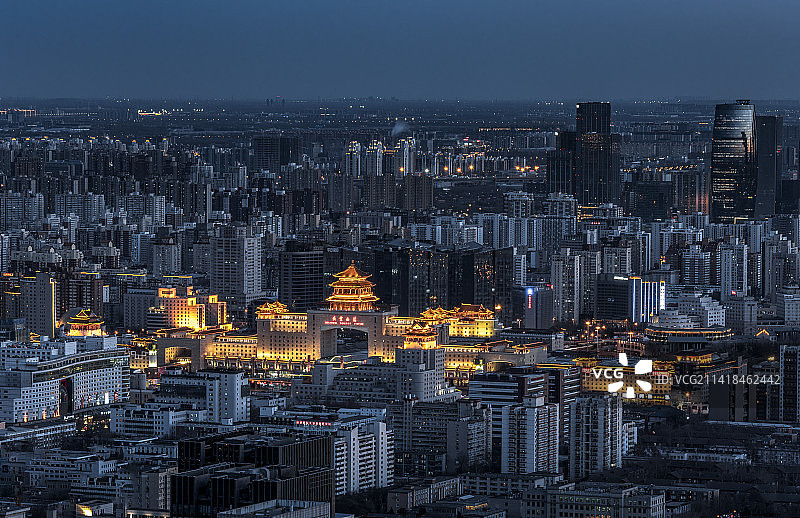 北京西站与丽泽商务区图片素材