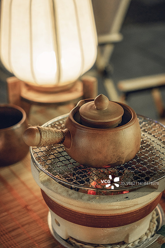 围炉煮茶图片素材
