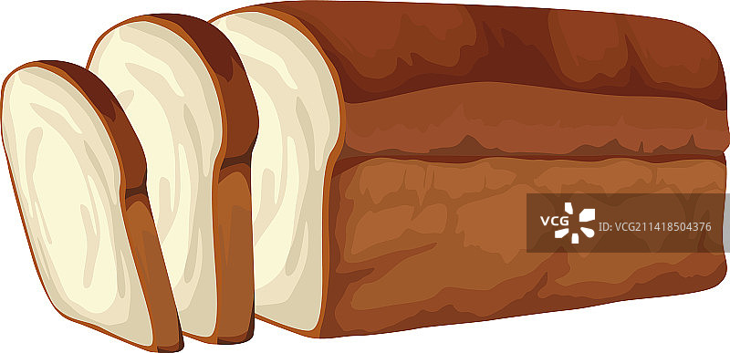 新鲜的白面包食物图片素材