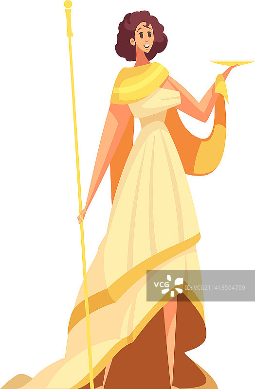 赫拉希腊神构图图片素材