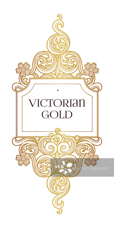 金色元素方形设计模板图片素材