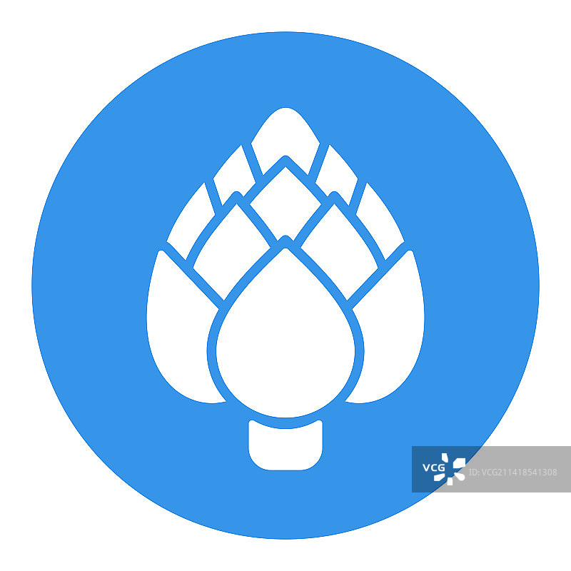 朝鲜蓟分离设计标志图标蔬菜图片素材