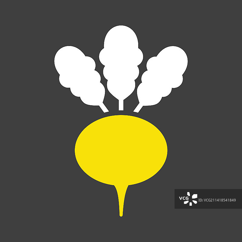 萝卜蔬菜标志的孤立符号字形图标图片素材