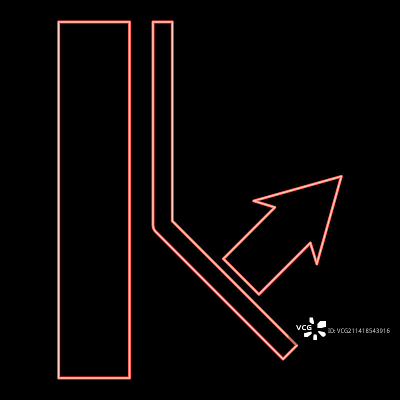 墙壁上的霓虹底层图片素材