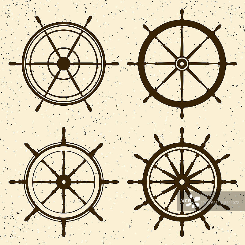 复古方向盘合集图片素材