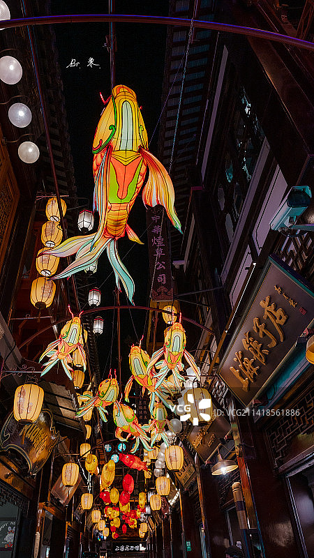 年年有余宫灯图片素材