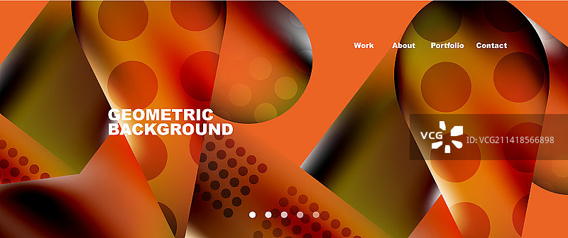 Glassmorphism登陆页面背景模板图片素材