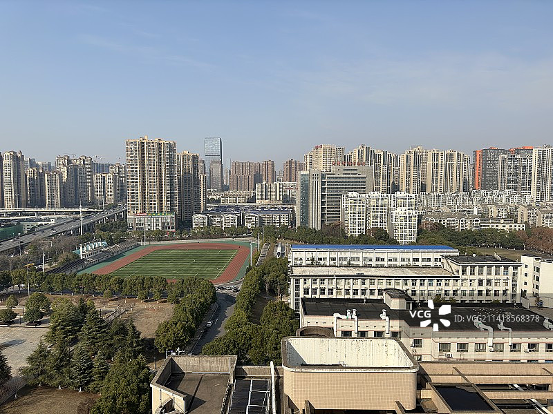 长沙市天心区中南大学铁道学院城市风光图片素材