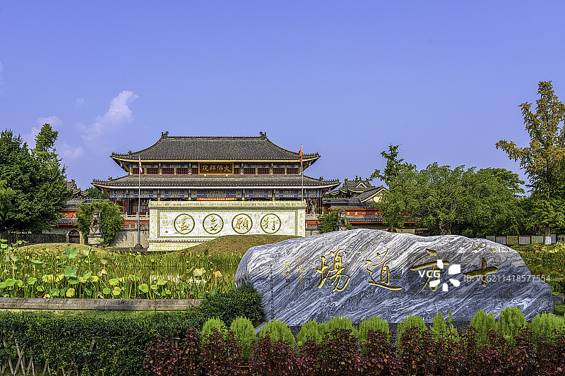 四川乐山市大佛禅院图片素材