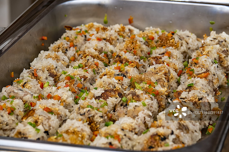 湖北美食珍珠丸子图片素材