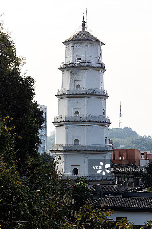 福州于山白塔图片素材