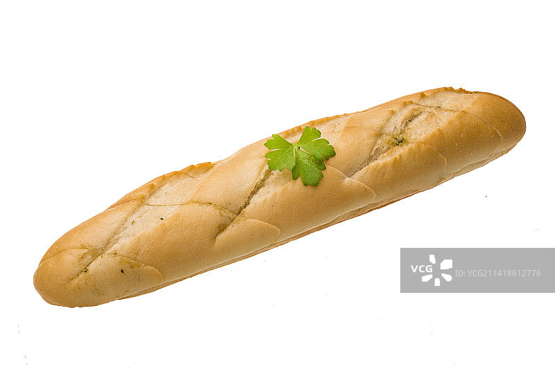 白色背景面包特写，罗马尼亚阿拉德图片素材