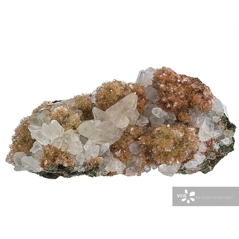 法国白色背景下的岩盐特写图片素材