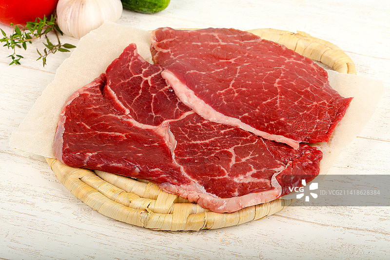 砧板上的肉特写，罗马尼亚图片素材