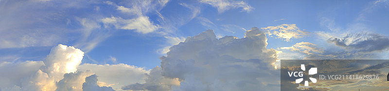 天空云彩全景图片素材