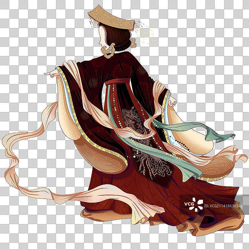 武则天免抠图图片素材