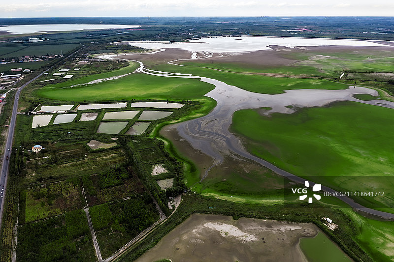 准噶尔盆地水资源图片素材