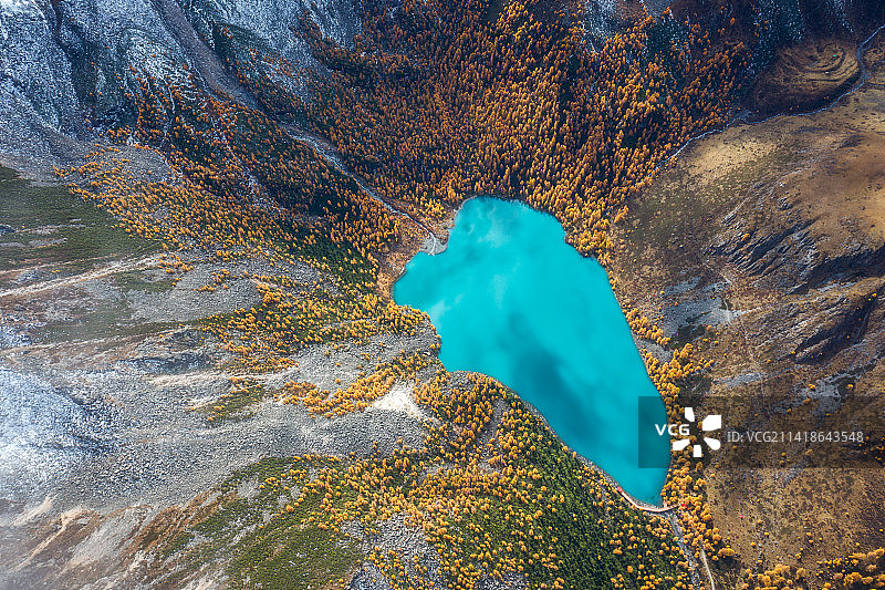 党岭秋色图片素材