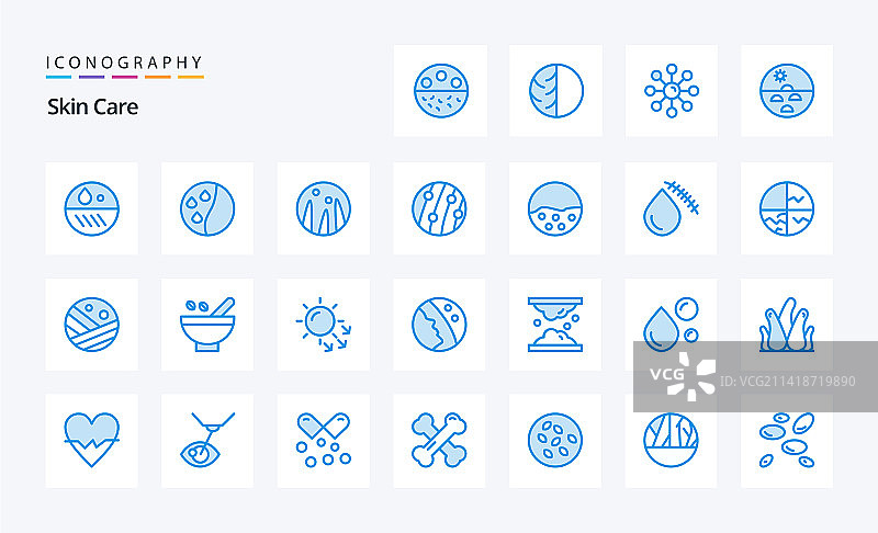 25款蓝色皮肤图标包图片素材