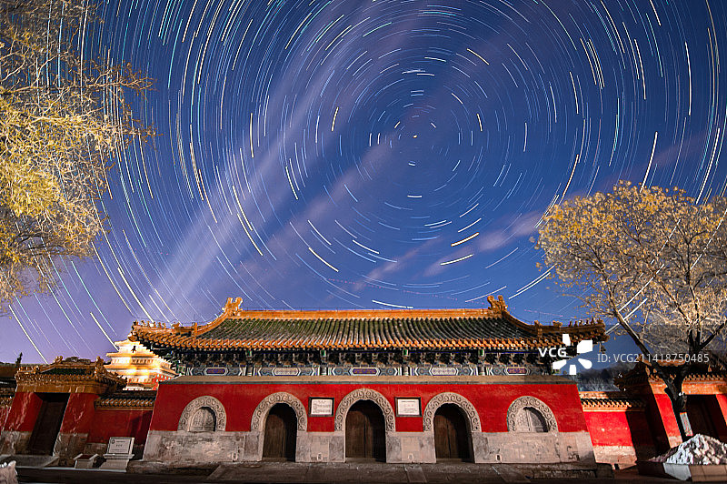 星轨-普宁寺图片素材