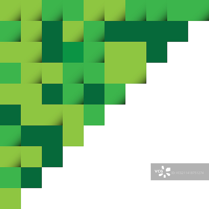 绿色抽象正方形背景设计图片素材