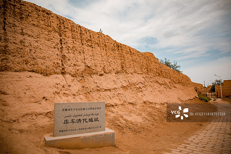 中国新疆南疆阿克苏库车大寺图片素材