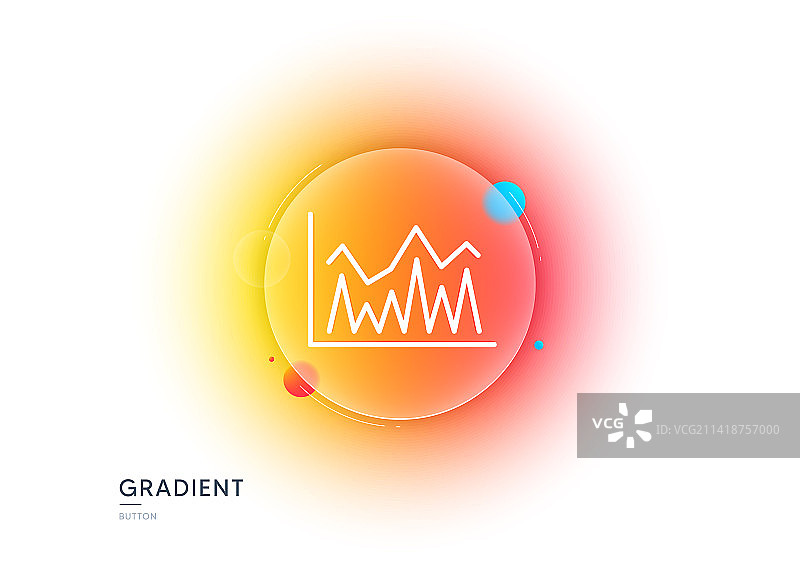财务图线条图标渐变图片素材