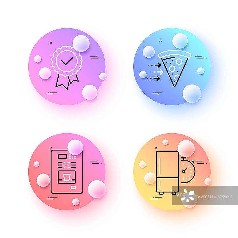 送餐咖啡贩卖机和测试邮票图片素材