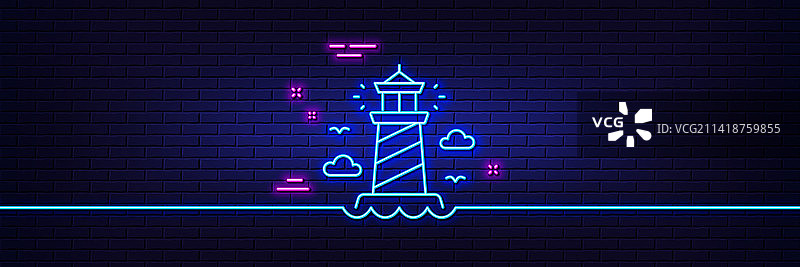 灯塔线图标烽火台标志图片素材