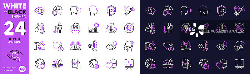 人脸识别、新型冠状病毒及疫情数据统计图片素材