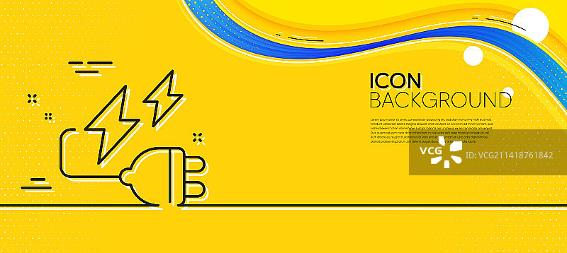 电源插头线图标，能源类型图片素材