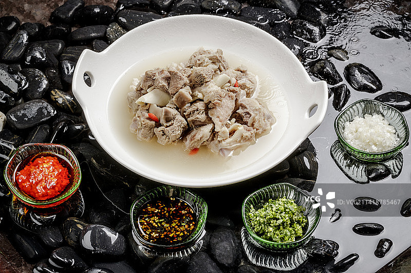 香喷喷的清水羊肉图片素材