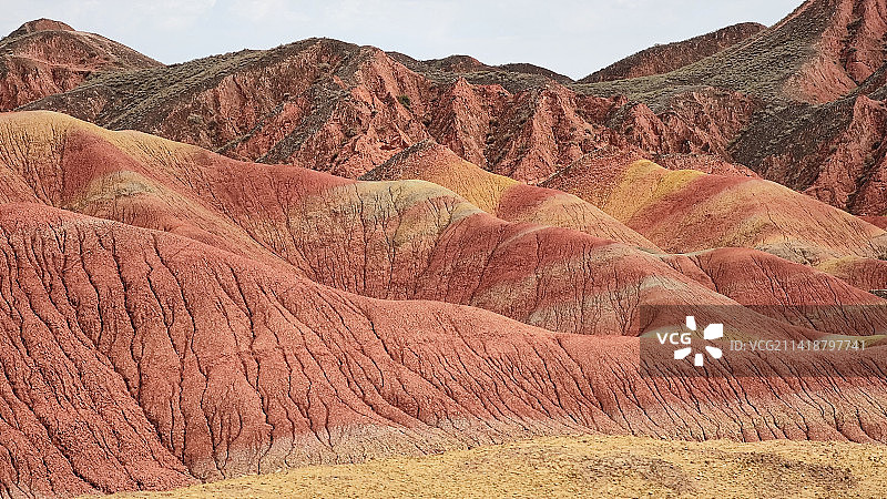 挪威天空下的沙漠风光图片素材